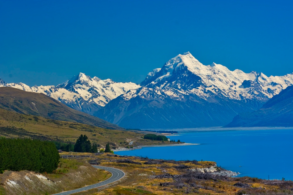 Mt. Cook from Lake Pukaki, NZ