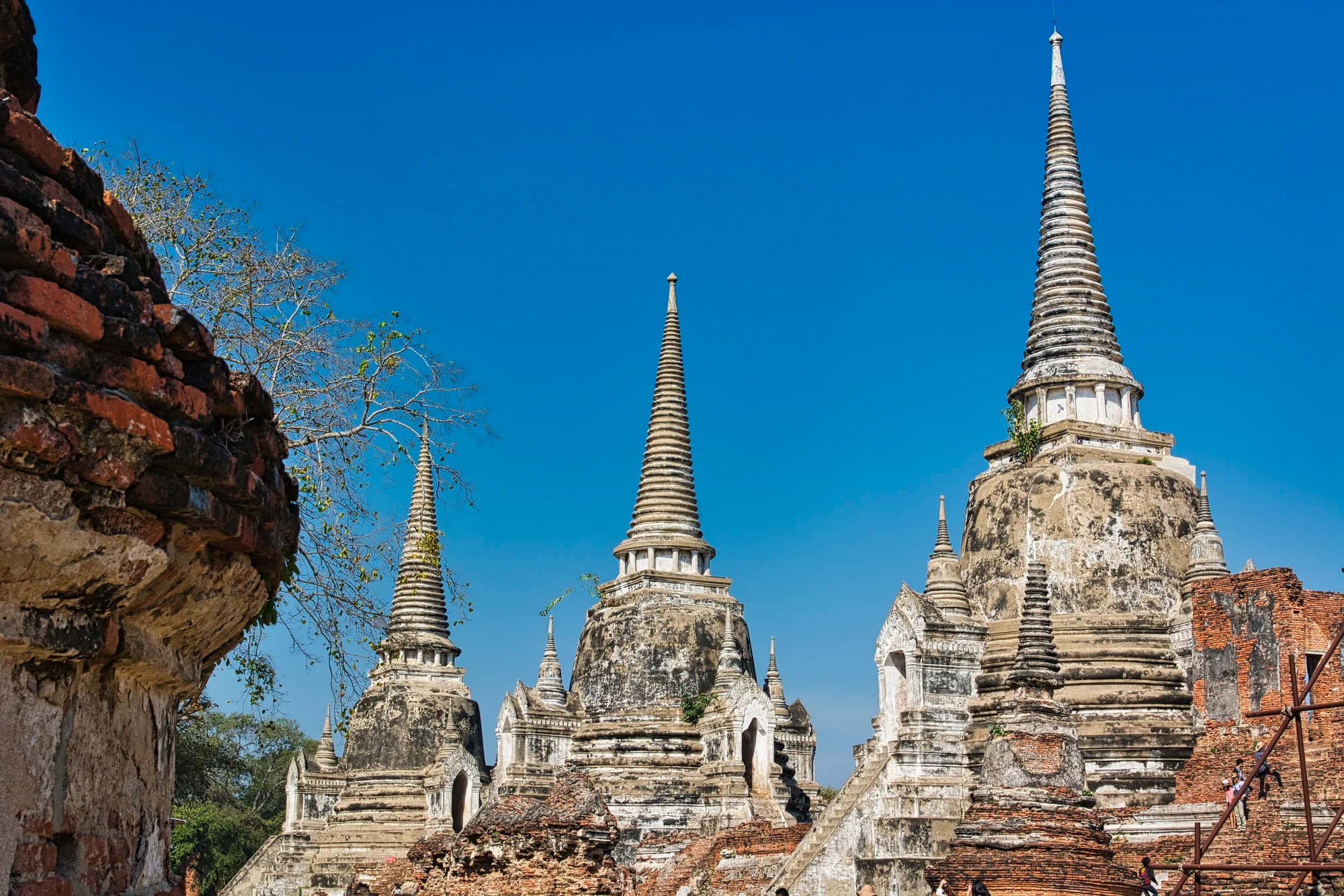 3 White Chedis, Wat Phra Si Sanphet, Ayutthaya