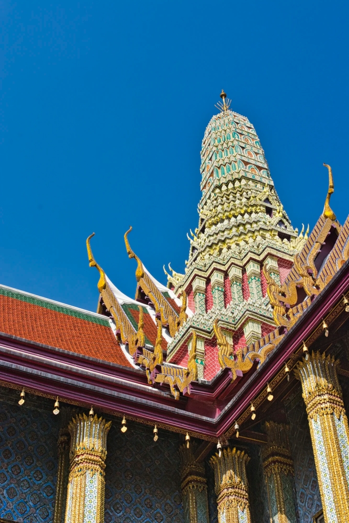 Prasat Phra Thep Bidorn Close-up, Wat Phra Kaew, Bangkok
