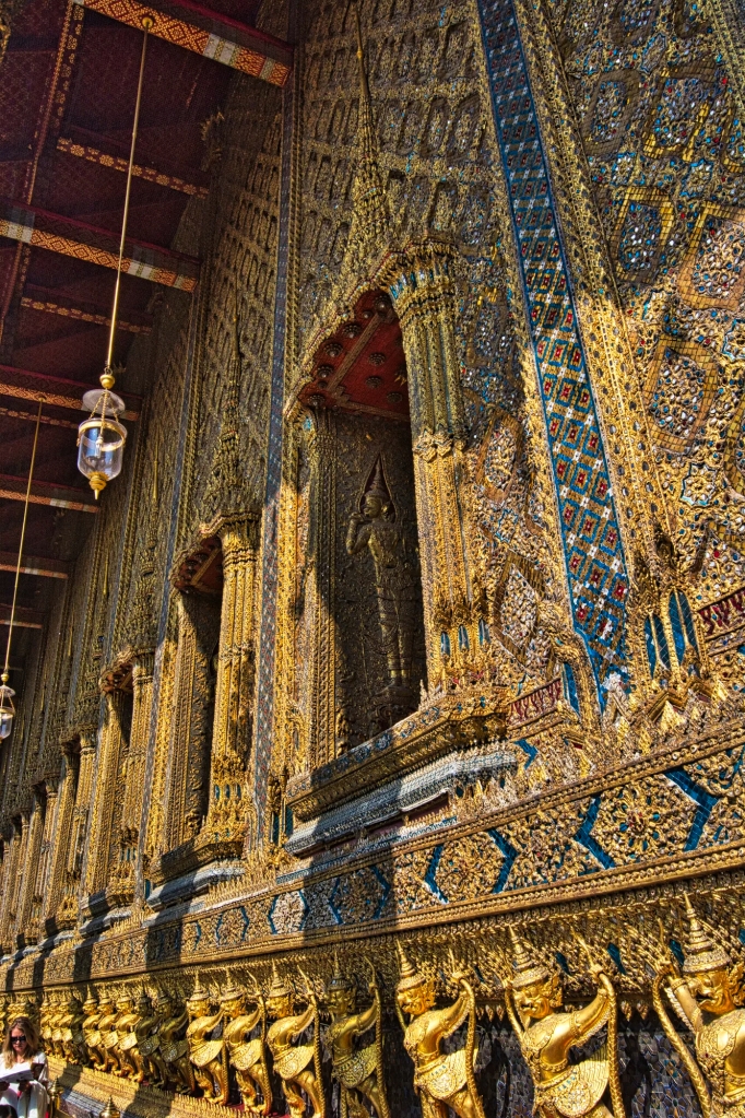 Mosaic and Garuda Ubusot Wall, Wat Phra Kaew