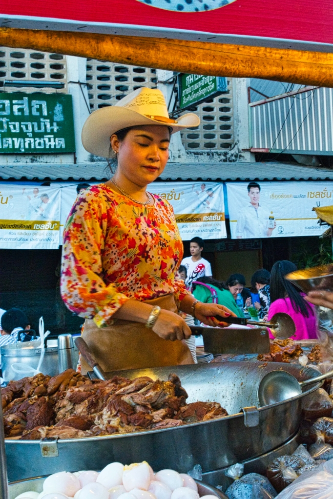 Thai Cowgirl Chef, Chang Phuak night market, Chiang Mai 