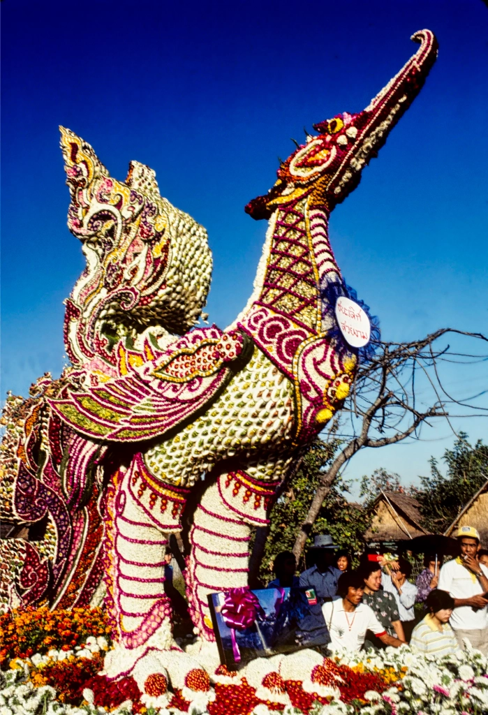 Garuda Float, Chiang Mai Flower Festival