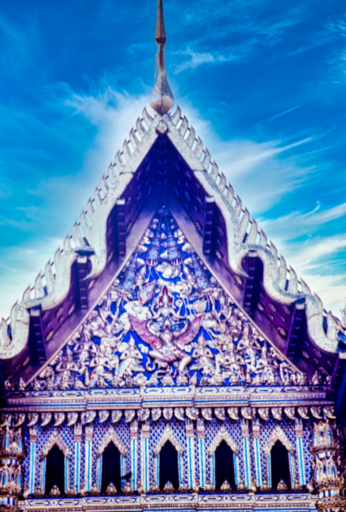 Vishnu on Garuda Pediment, Wat Benchamabophit, Bangkok, TH