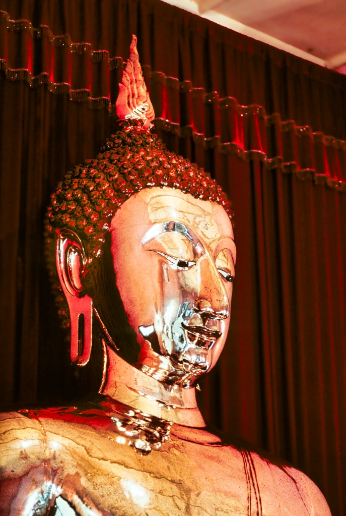 Gold Buddha Head Shot, Wat Traimit, Bangkok, TH