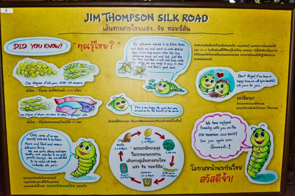 Silk Process Poster, Jim Thompson House, Bangkok, TH