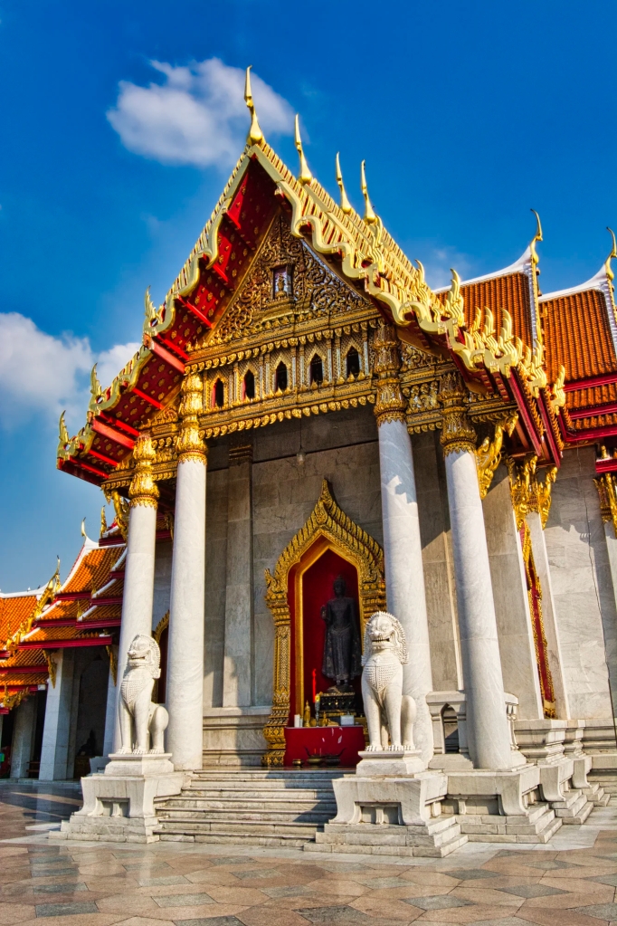 Front Entrance, Wat Benchamabophit, Bangkok, TH