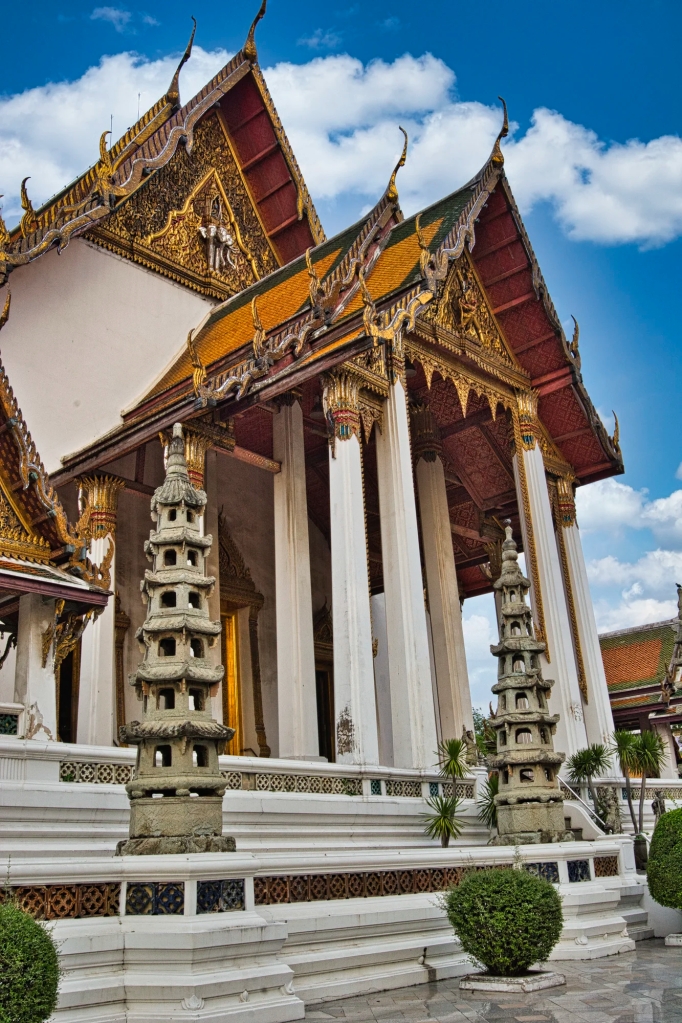 Front Entrance Left Side, Wat Suthat, Bangkok, TH