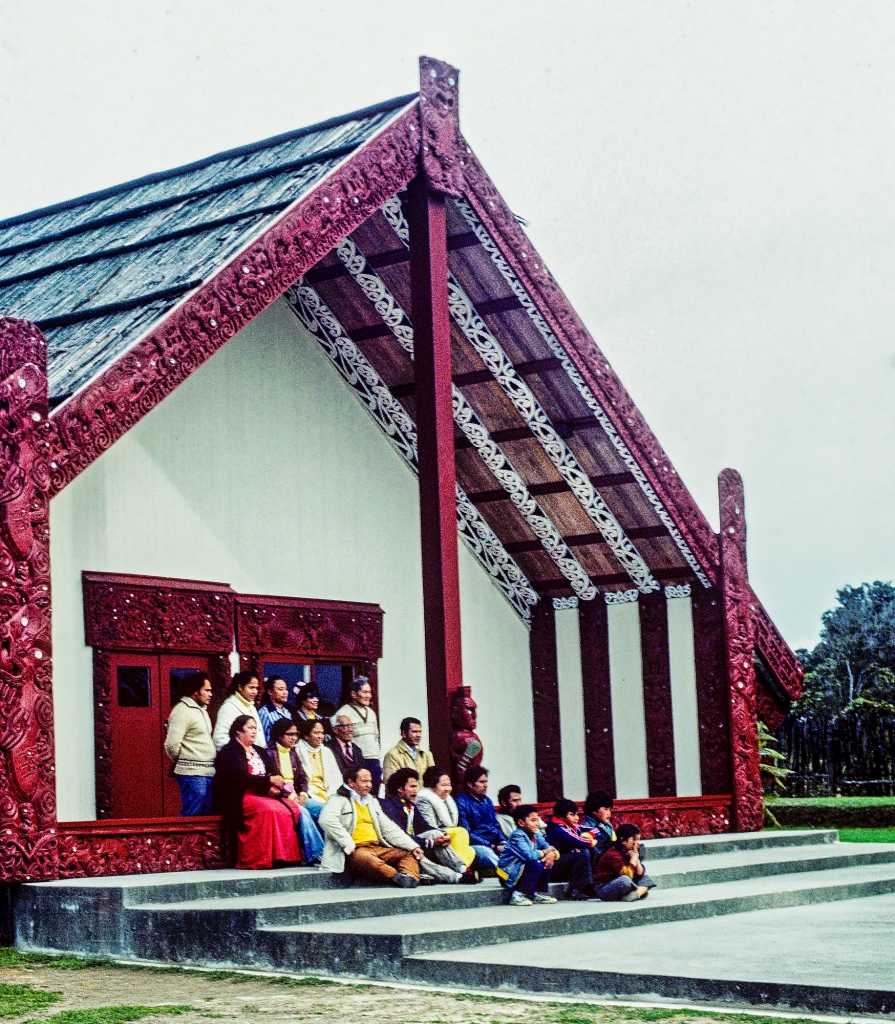 Te Aronui-a-Rua Meeting House, Whakarewarewa, Rotorua, NZ