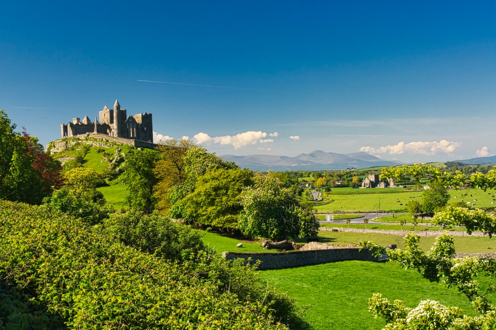 Rock of Cashel from Viewpoint, Ireland