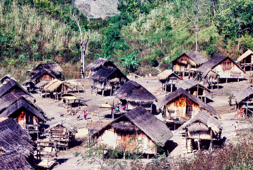 Lahu Village View, Hill Tribe Trek, TH  48-03