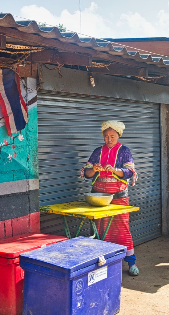 Hill Tribe Woman Cooking, Doi Ang Khang, Thailand